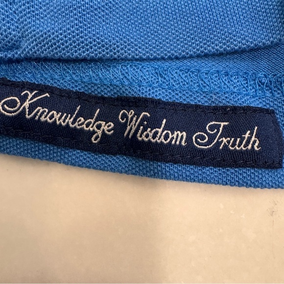 Robert Graham Mens Tailored Fit Polo Shirt Blue White Accents Size 2XL - Picture 7 of 13